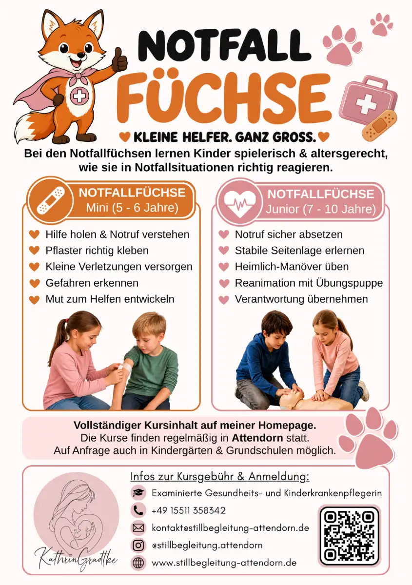Notfallfüchse-Kurs Attendorn - Gruppenraum für Notfallfüchse - Kathrin Gradtke